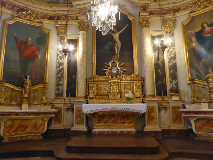L'église baroque : l'intérieur - Lachapelle