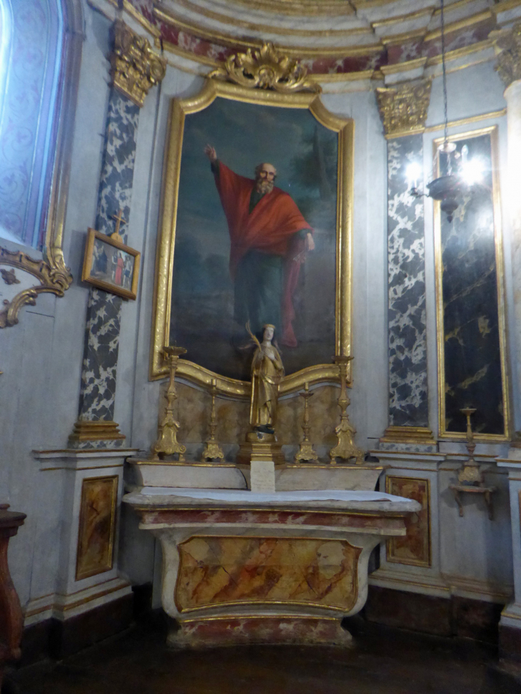 L'église baroque : l'intérieur - Lachapelle