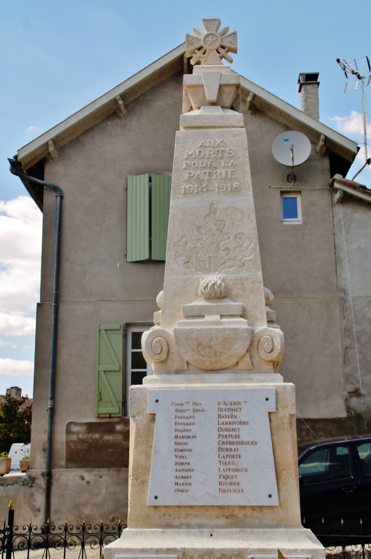 Monument-aux-Morts - Marsac