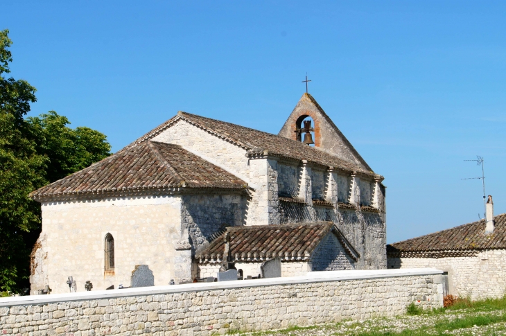 L'église Saint Pierre de Pervillac (XVe siècle). - Montaigu-de-Quercy