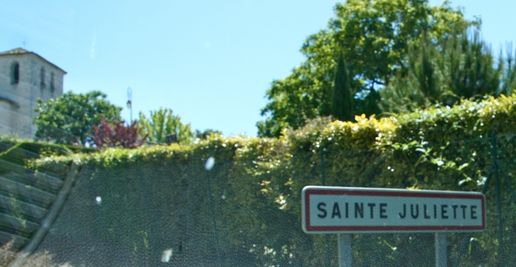 Autrefois : au XIIIe, la paroisse relevait du diocèse de Cahors. Aujourd'hui : le célèbre GR 65, le chemin de St Jacques de Compostelle (la Via Podensis partant du Puy en Velay) dont la commune est le point d'entrée dans le Tarn et Garonne. - Sainte-Juliette