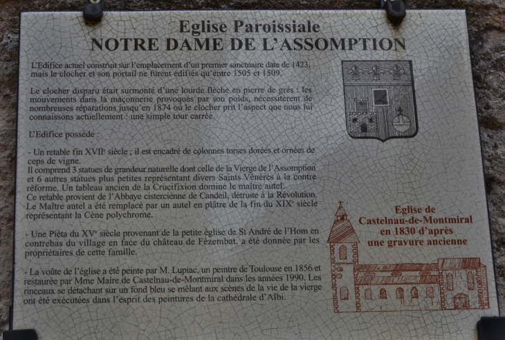 ²²Notre-Dame de l'Assomption - Castelnau-de-Montmiral