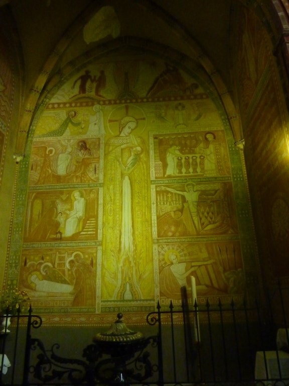 Une fresque de l'église - Lavaur