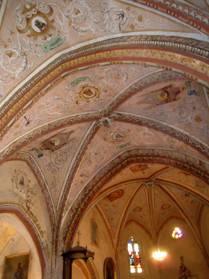 Plafond Eglise St-Martin Vindrac - Vindrac-Alayrac