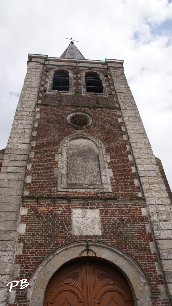 Clocher de l'église Saint-Laurent - Anstaing