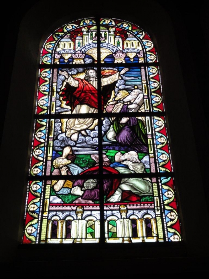Jeumont (59460) vitrail église Saint Martin: Transfiguration