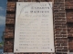 Mairieux (59600) plaquette sur l'ecole: monument 1914-1918