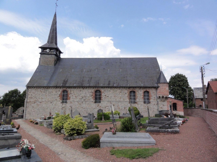 Neuville-en-Avesnois (59218) Eglise Sainte-Elisabeth (fortifiée) 14ème, 16ème siècles 