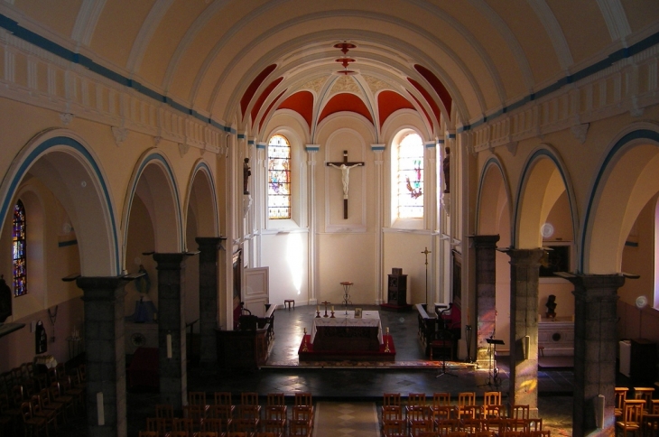 Intérieur de l'église - Pont-à-Marcq