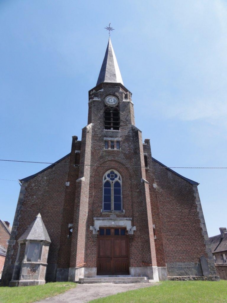 Sémeries (59440)  église façade