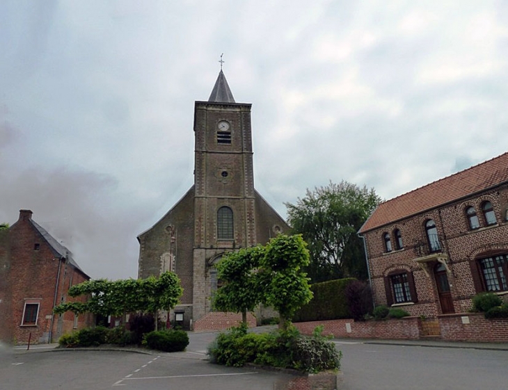 Le centre du village - Villers-Pol