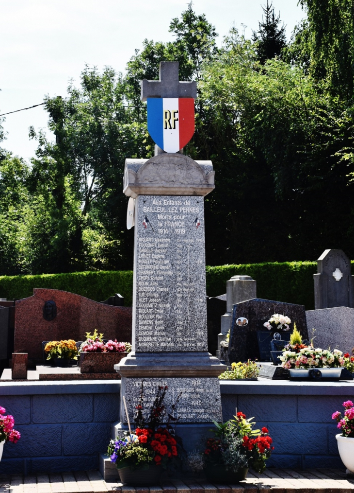 Monument-aux-Morts - Bailleul-lès-Pernes