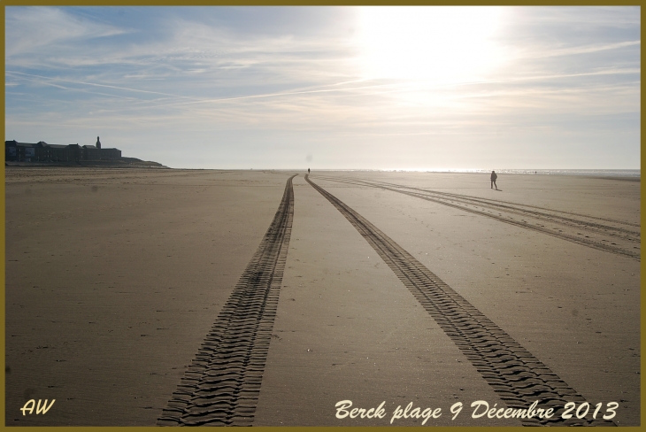 Une belle journée à la mer, décembre 2013; - Berck