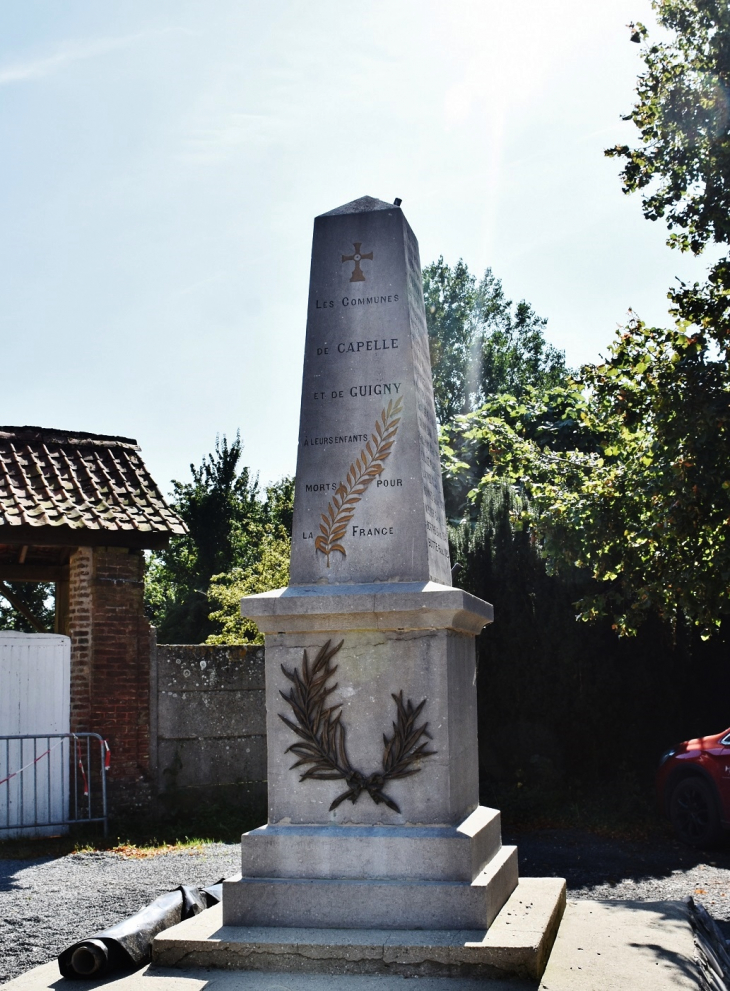 Monument-aux-Morts - Capelle-lès-Hesdin