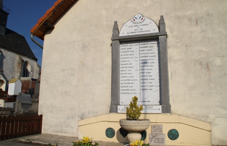 Monument-aux-Morts - Écuires