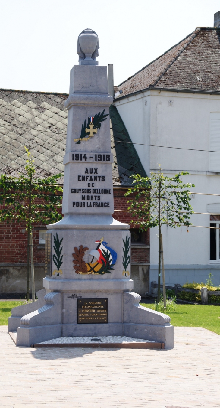 Monument aux Morts - Gouy-sous-Bellonne