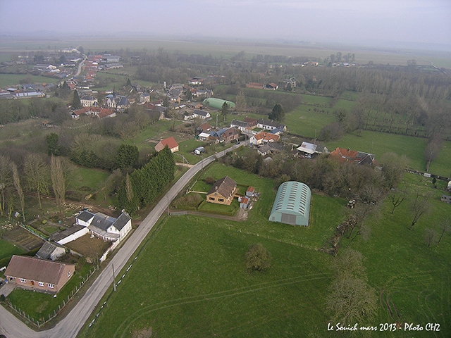 Le village vue par cerf -volant - Le Souich