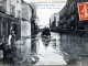 Photo suivante de Nantes Inondations janvier 1910 - La rue Alsace Lorraine (carte postale ancienne).