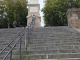 l'escalier Sainte Anne et sa statue