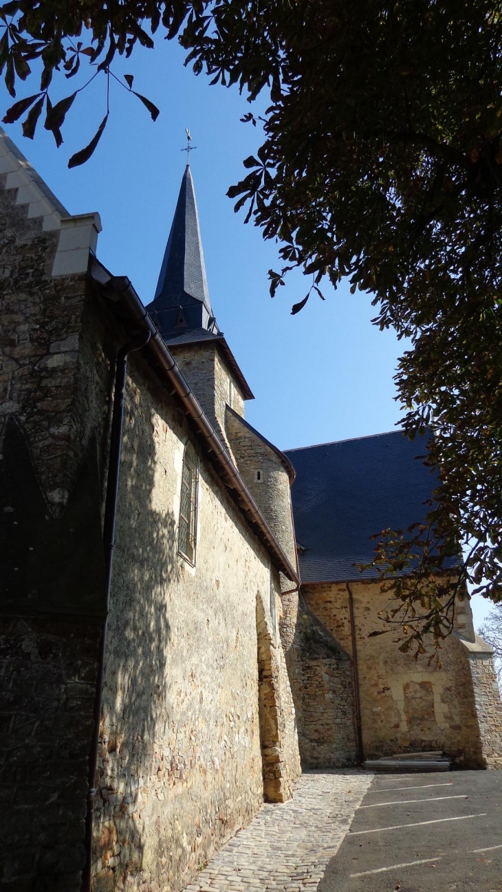 Eglise Saint Martin de Vertou (XIIè, XVIè et XVIIIè siècle) - Champteussé-sur-Baconne
