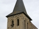 Clocher de l'église Saint Cyr.