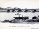 Tireur de Sable au Pont Napoléon, vers 1905 (carte postale ancienne).