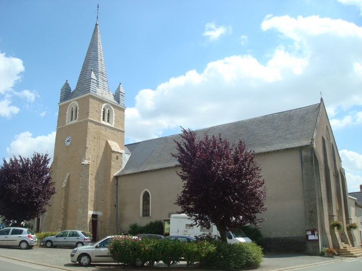 Eglise Saint-Martin-de-Vertou.(Epoque romane. XVè et XIXè siècles) - Laigné