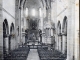 Intérieur de l'église d'Avesnières, vers 1904 (carte postale ancienne).