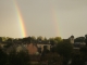 Arc en ciel sur la ville