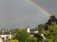 Arc en ciel sur la ville