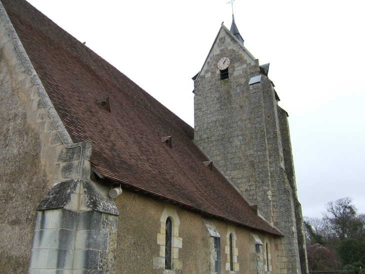 Facade de l'église - Poncé-sur-le-Loir