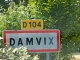 Autrefois : Damvix viendrai du latin Dam Vix contraction de Damnum Viccus, signifiant 