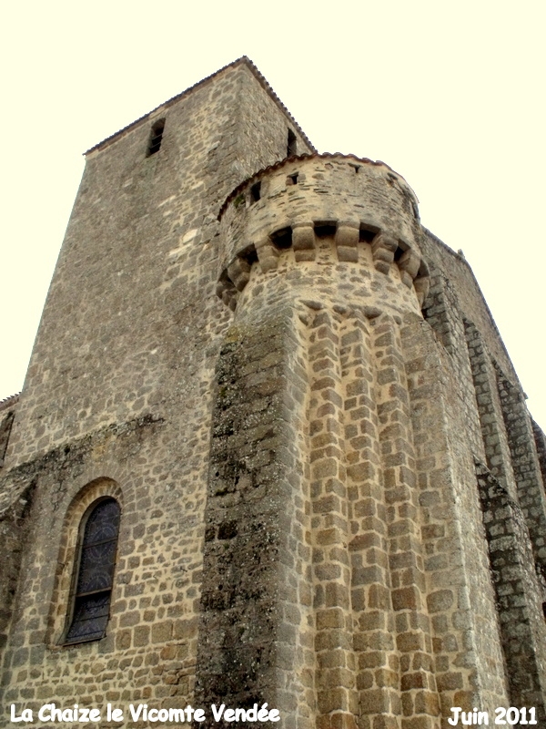 Eglise Fortifiée Saint Nicolas de la Chaize Le Vicomte - La Chaize-le-Vicomte