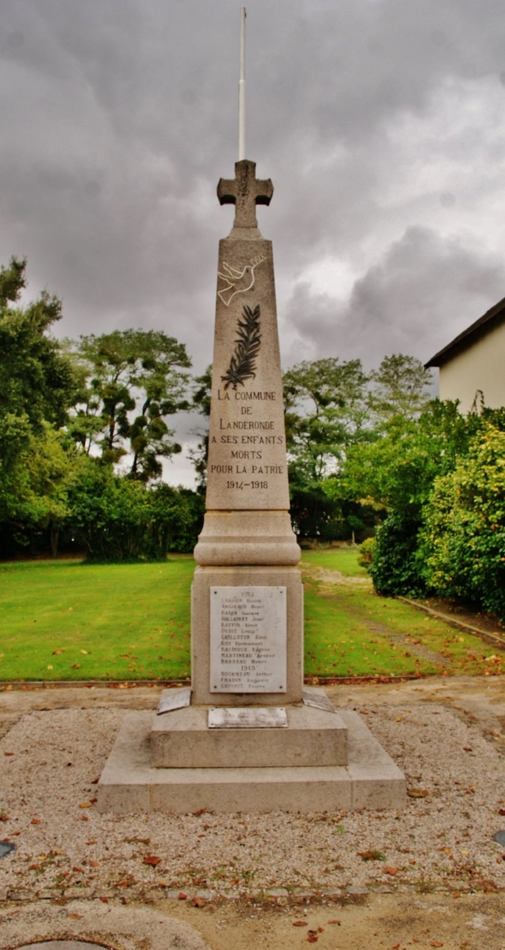 Monument-aux-Morts - Landeronde