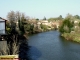 Le bourg de Mareuil avec sa rivière Le Lay