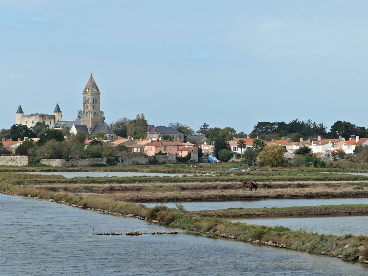 Le village vu des marais - Noirmoutier-en-l'Île