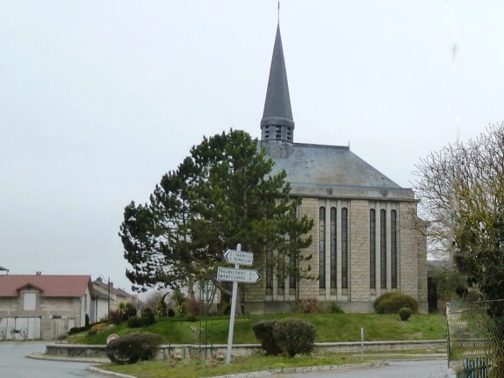 L'église - Bertricourt