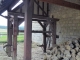la ferme de Montgarny : travail à ferrer les animaux