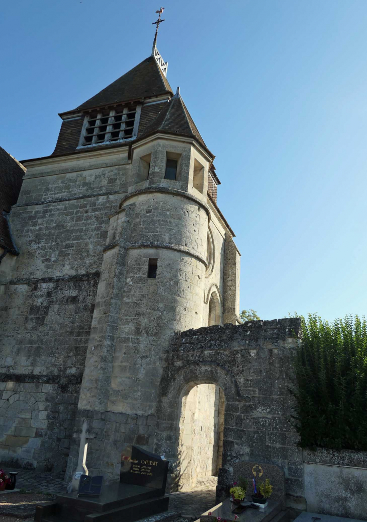 Le clocher de l'église - Brétigny