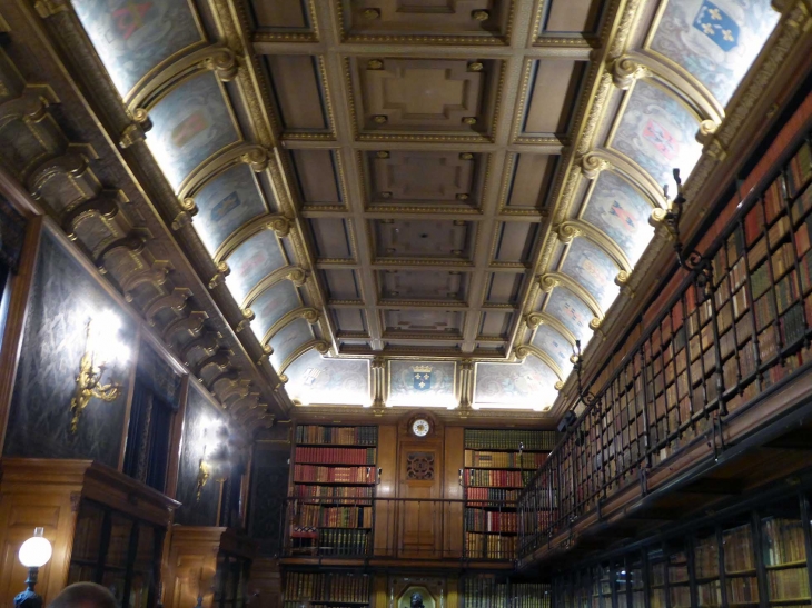 Les appartements princiers : le cabinet des livres - Chantilly