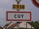 Cuy, panneau de village