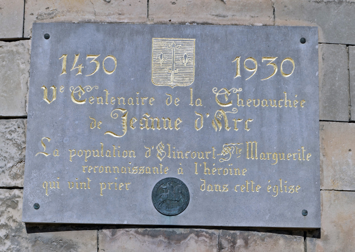 Passage de Jeanne d'Arc dans le village - Élincourt-Sainte-Marguerite