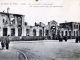 Guerre de 1914 - La Gare après le Bombardement (carte postale ancienne 1915).