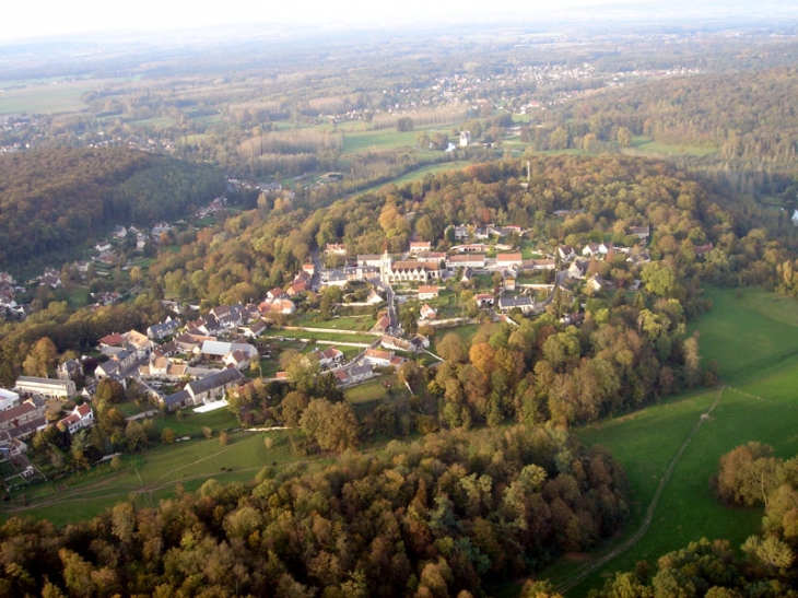 Vue aérienne - Tracy-le-Mont