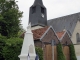 l'église et le monument aux morts