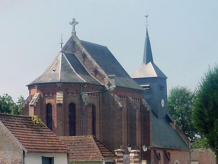 L'église - Lanchères