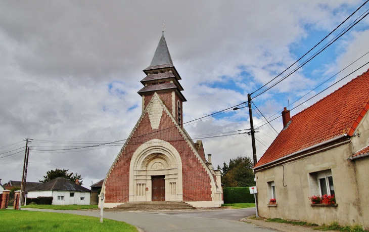&&&église St Etienne - Mesnil-en-Arrouaise