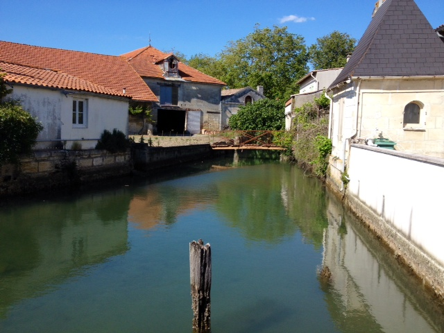 Ruisseau Le Juliat. - Chenac-Saint-Seurin-d'Uzet