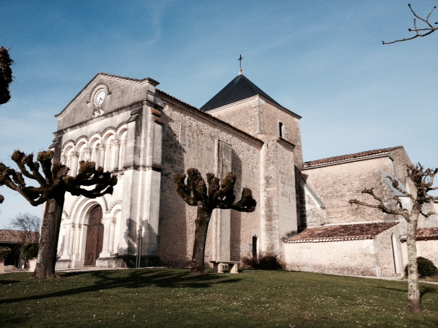 L'église romane Saint Vivien. - Clérac