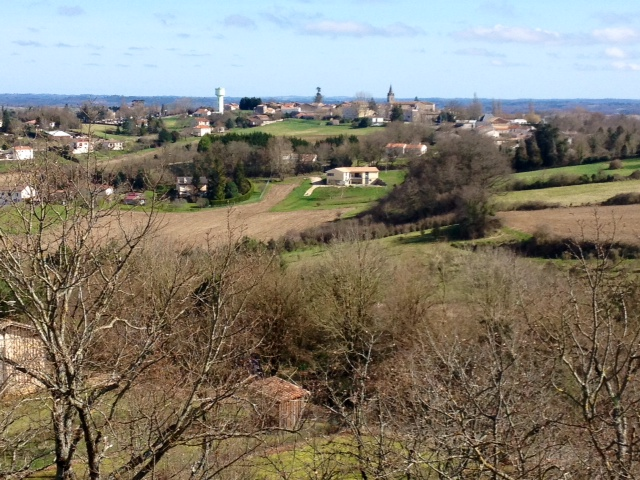 Panorama depuis le pylone. - Montlieu-la-Garde